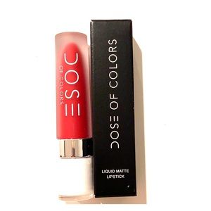 **BRAND NEW**DOSE OF COLORS MATTE LIQUID LIP